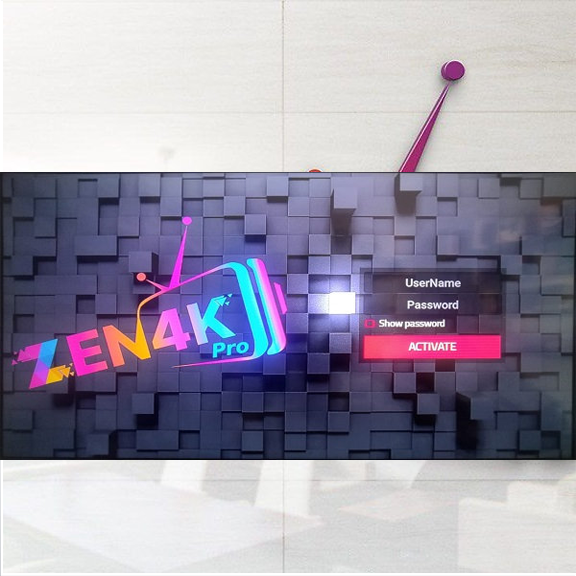 Zen 4K IPTV  12 Mois