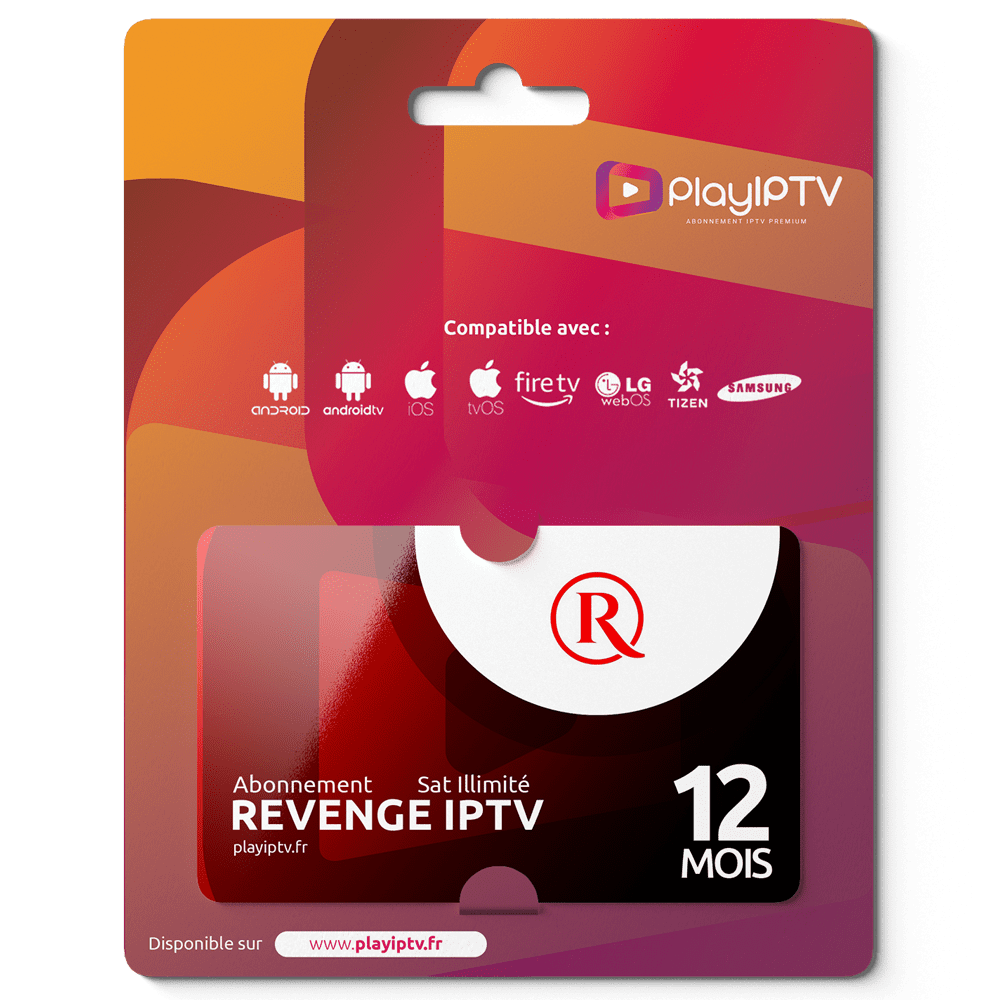 Revenge IPTV 12 mois Code Xtream 12 Mois