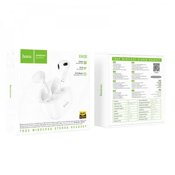 &Eacute;couteurs Sans Fil Hoco Ew30