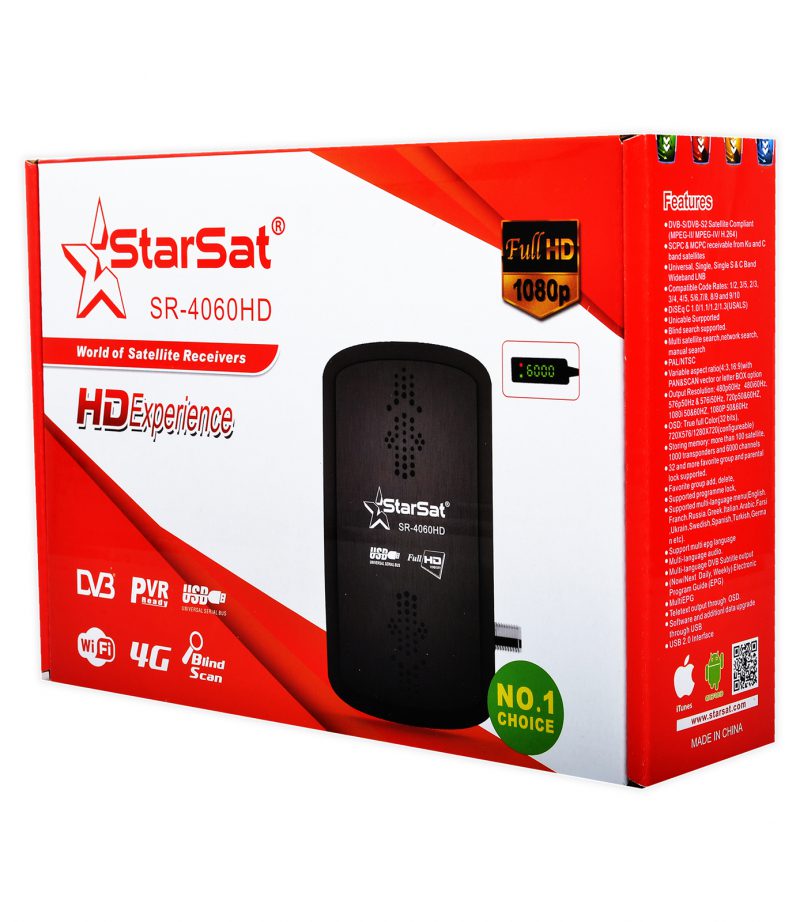 R&eacute;cepteur Starsat Sr-4060hd Full Hd