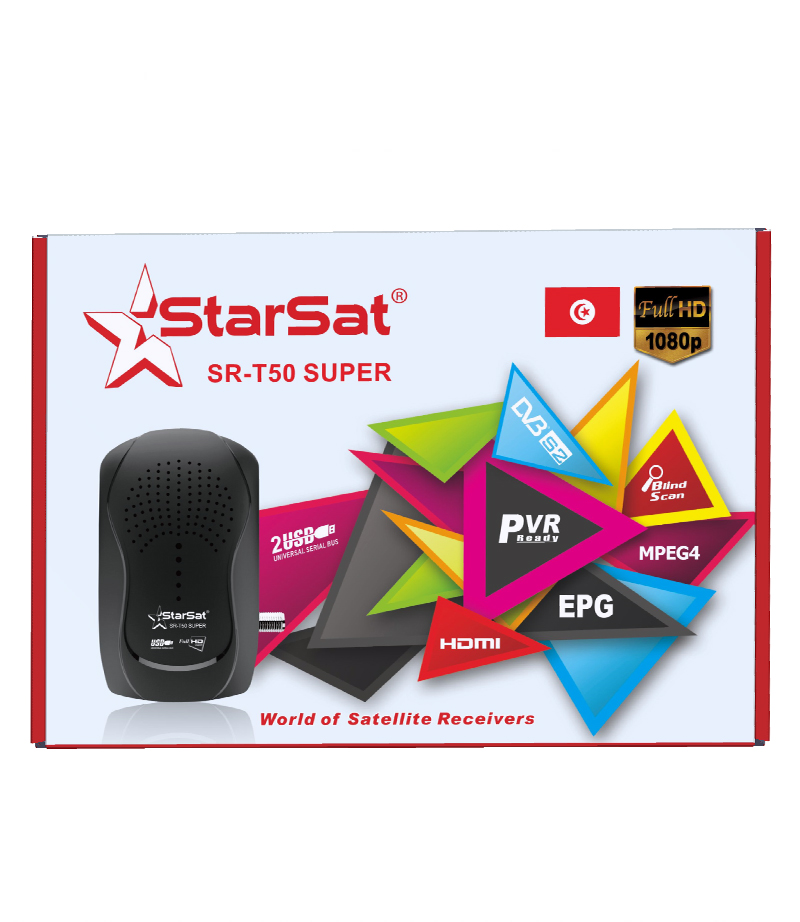 R&eacute;cepteur Starsat Sr-t50 Full Hd Extr&ecirc;me