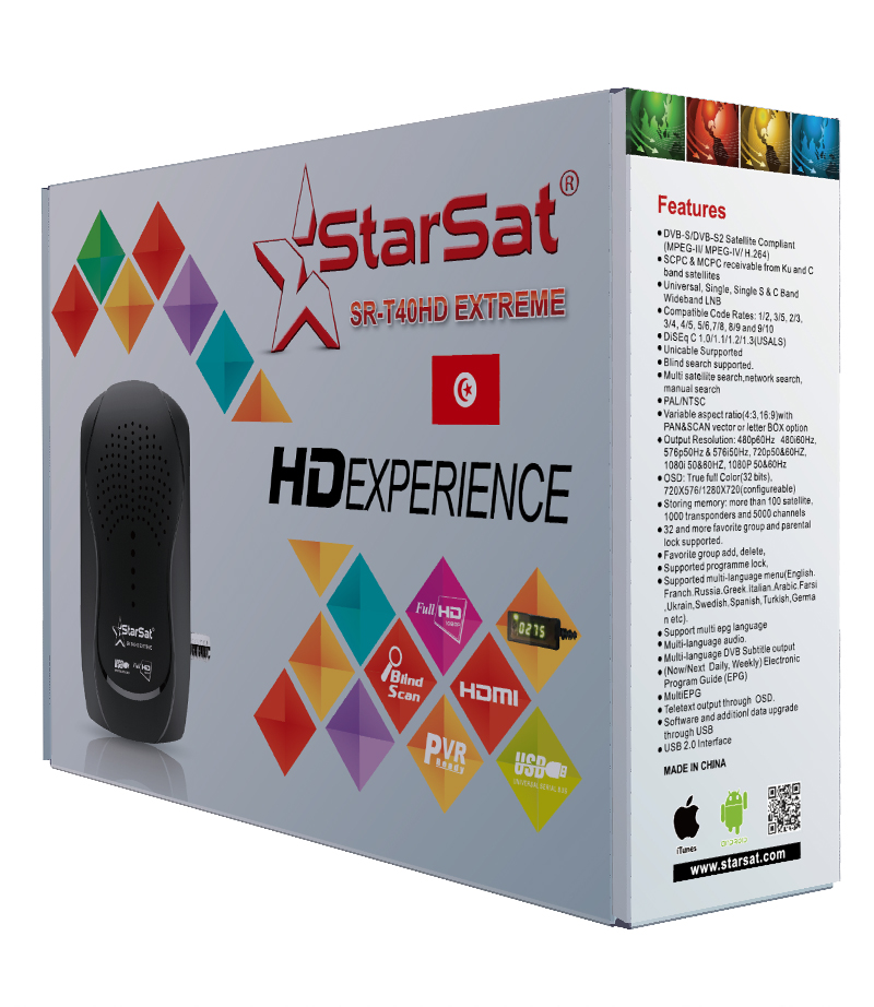 R&eacute;cepteur Starsat T40 Extr&ecirc;me