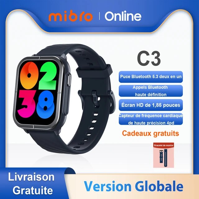 Montre Connect&eacute;e Xiaomi Mibro C3
