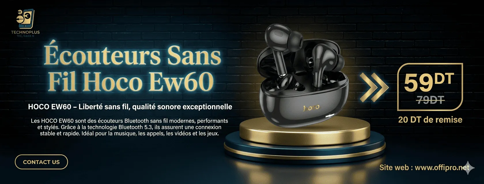 Écouteurs Sans Fil Hoco Ew60