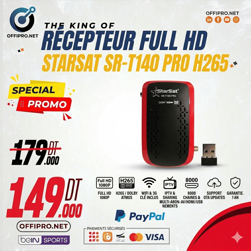 Récepteur Starsat T140 Pro