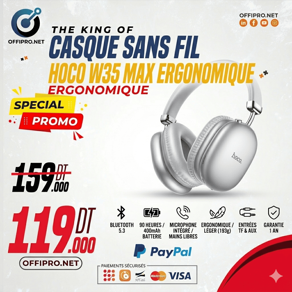 Casque Sans Fil Hoco W35 Max