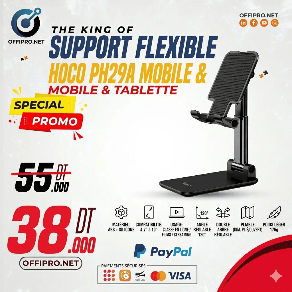Support Flexible Pour Téléphone Portable Hoco Ph29a