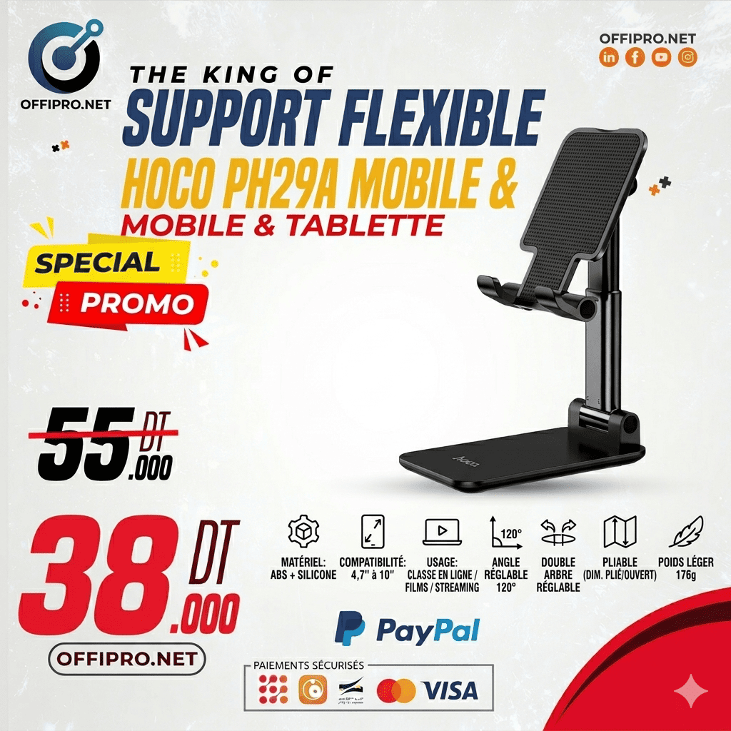 Support Flexible Pour Téléphone Portable Hoco Ph29a